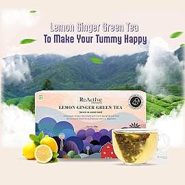 Lemon Ginger Green Tea | Helps in Digestion